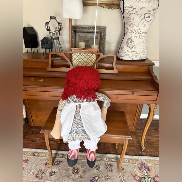Rare Vintage 1960's XL Annabelle The Original Knickerbocker Raggedy Ann
Doll - Picture 10 of 11